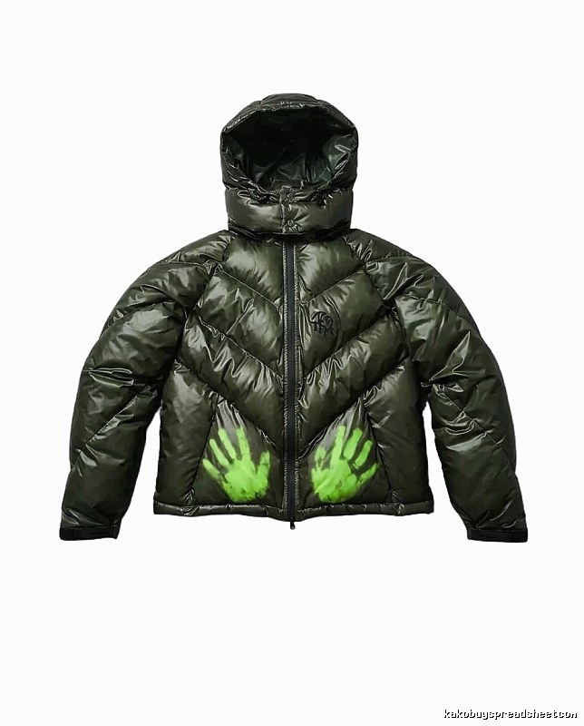 Mertra trendy brand luminous green down jacket