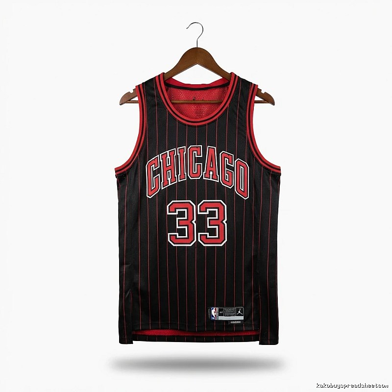 Michael Jordan retro black and red jersey