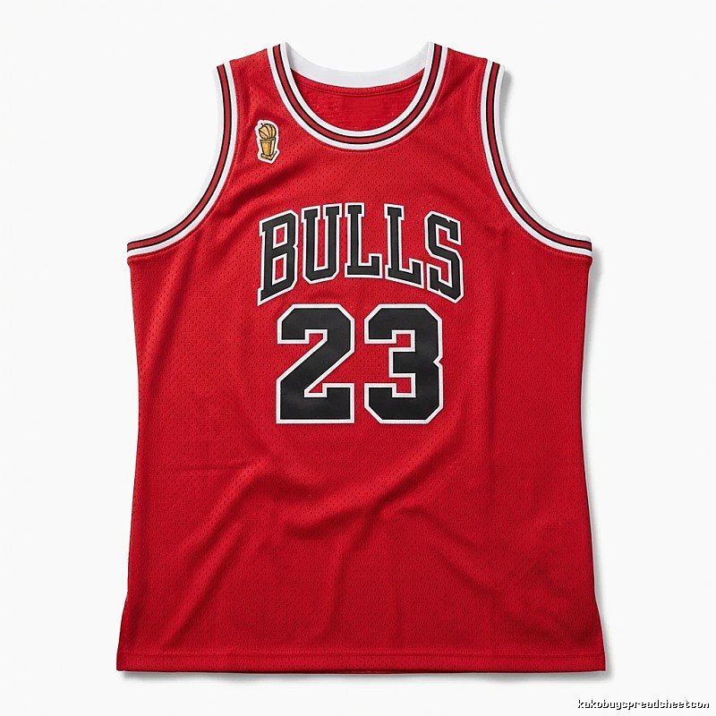 Michael Jordan retro red jersey