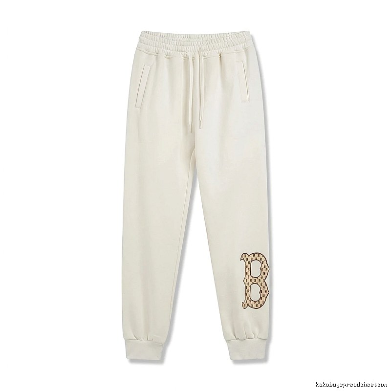 MLB casual style off-white sweatpants