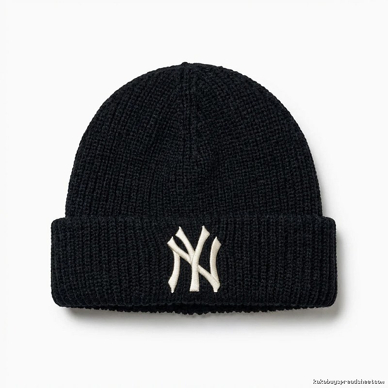 MLB classic black knitted hat