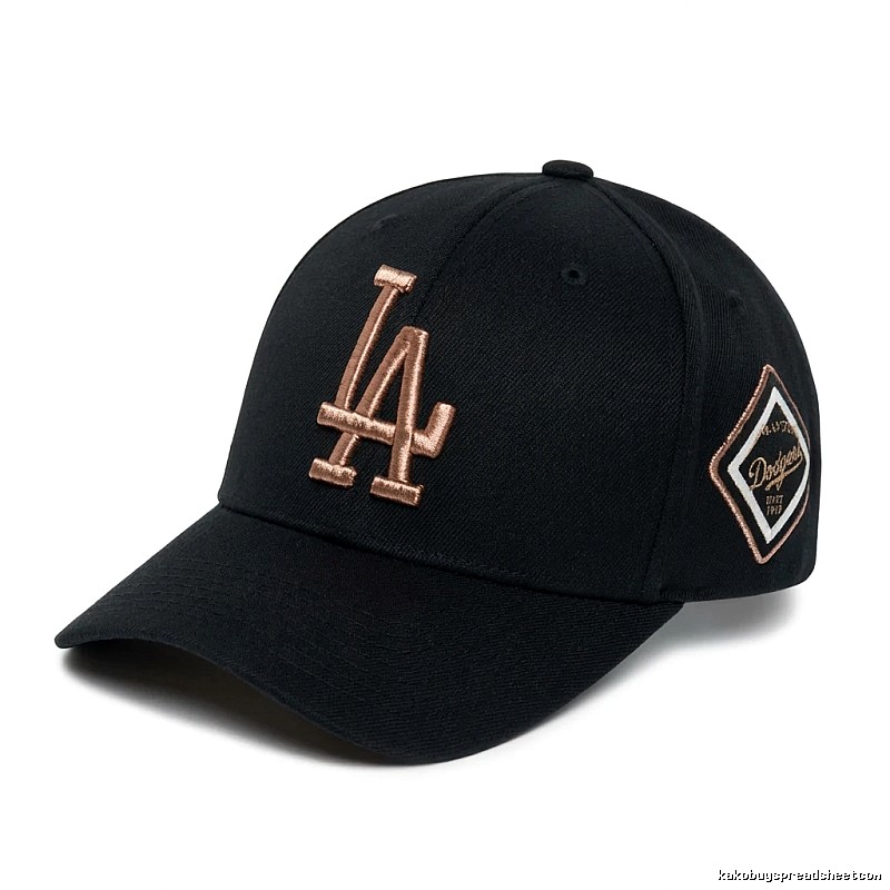 MLB Dodgers retro black hat