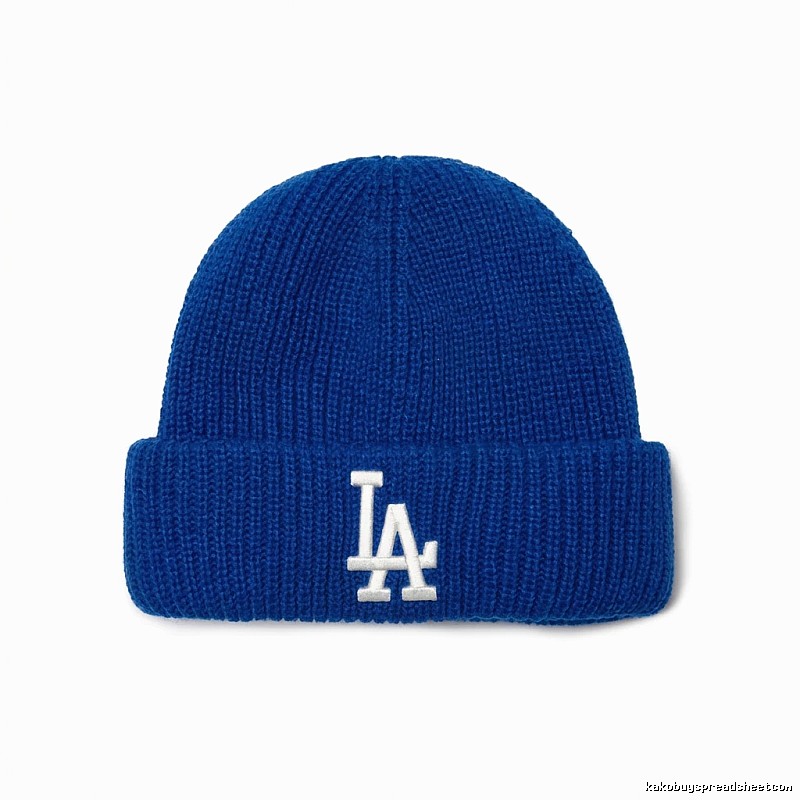 MLB LA Series Simple Style Blue Hat