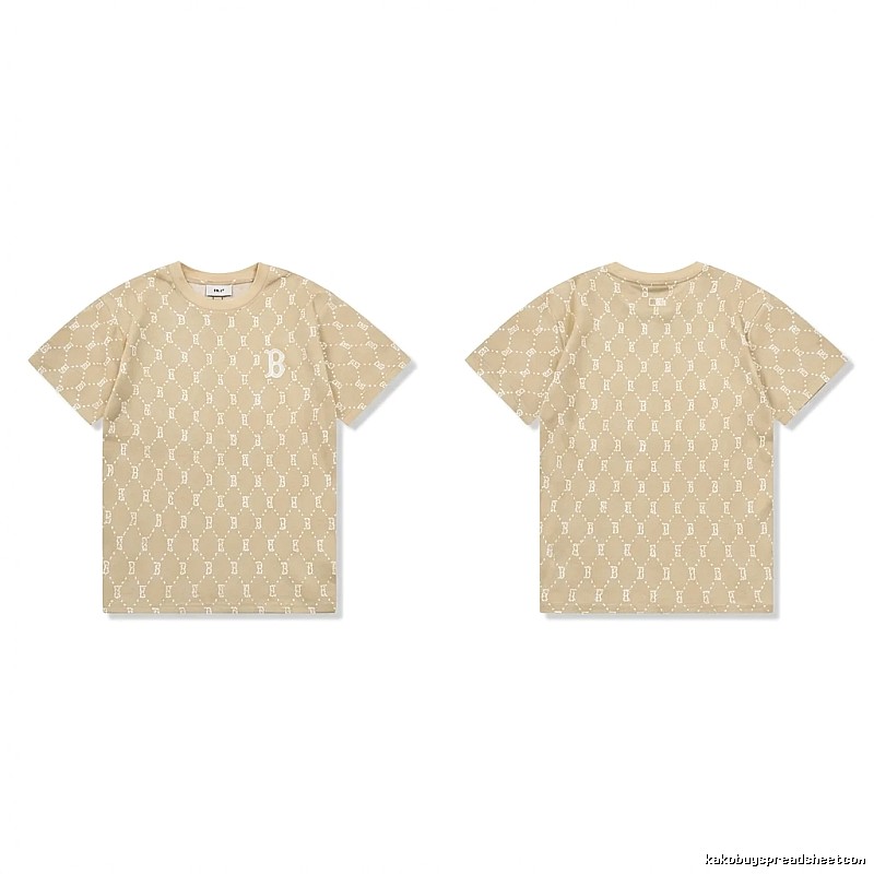 MLB Old Flower Style Beige T-shirt