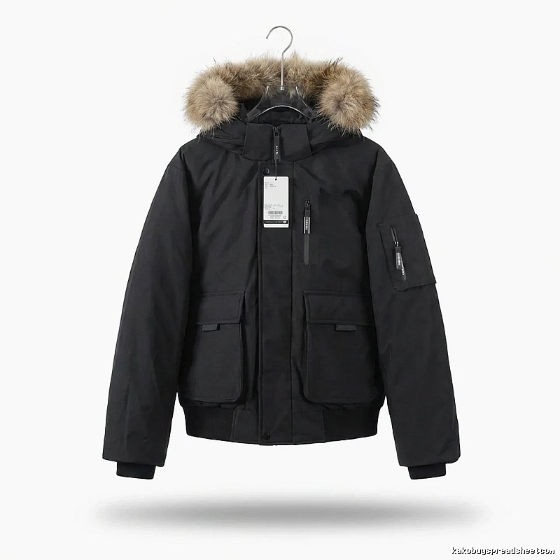 MLB Workwear Style Black Down Jacket