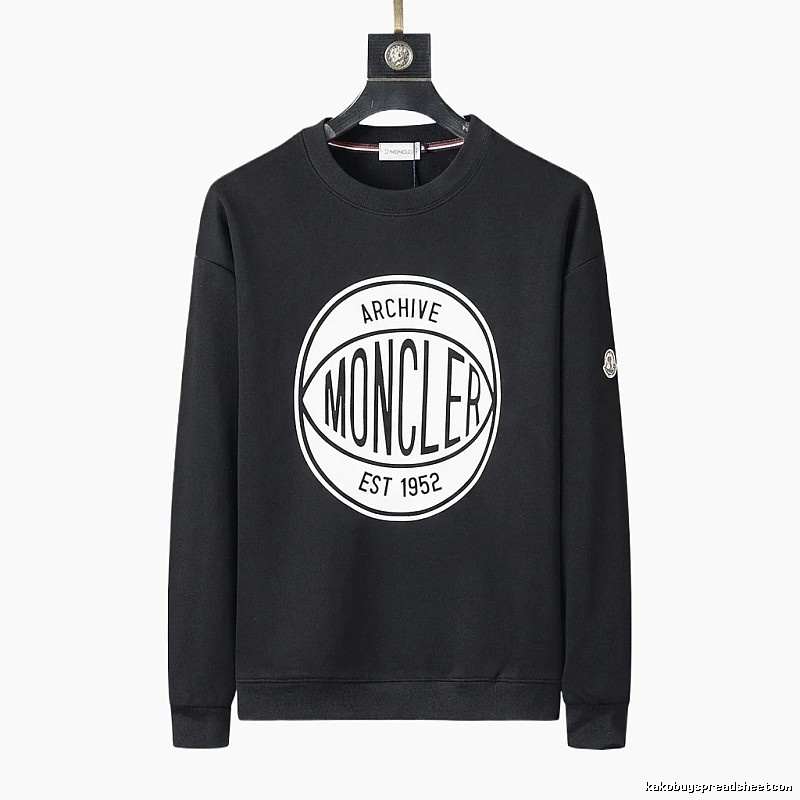 Moncler Archive Retro Style Black Sweatshirt