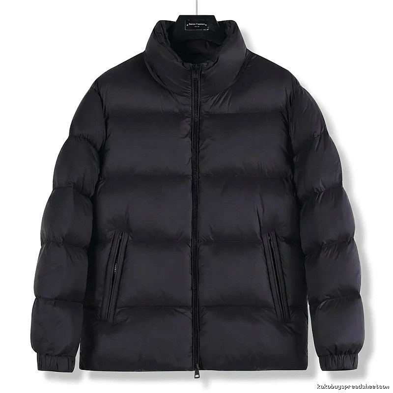 Moncler black casual down jacket