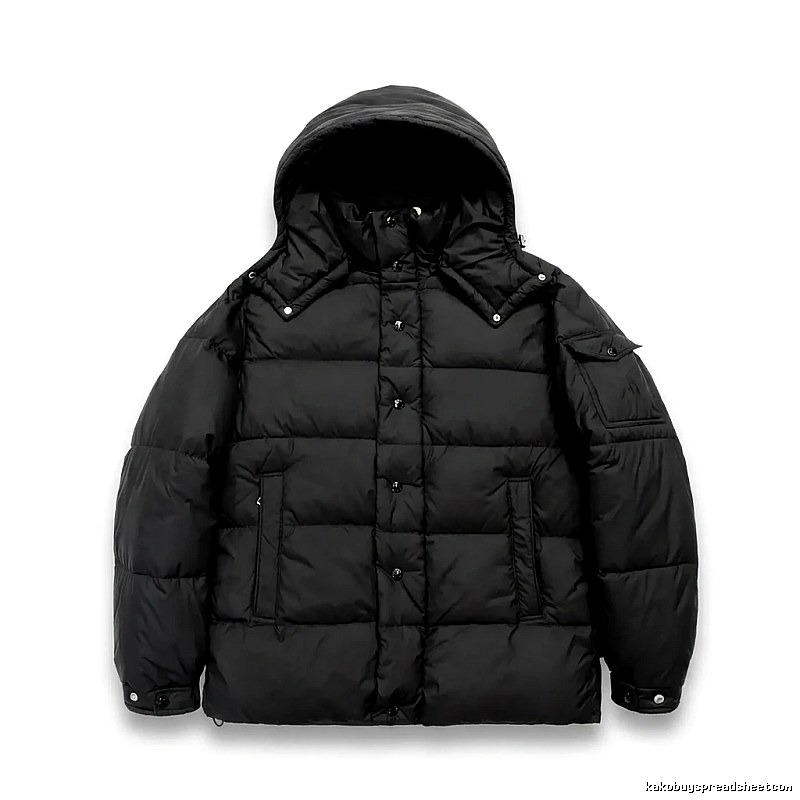 Moncler black trendy and cool down jacket