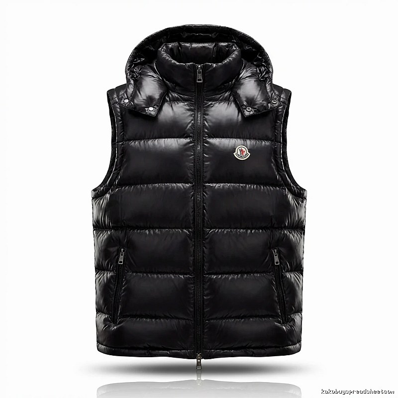 Moncler Black Trendy and Cool Down Vest