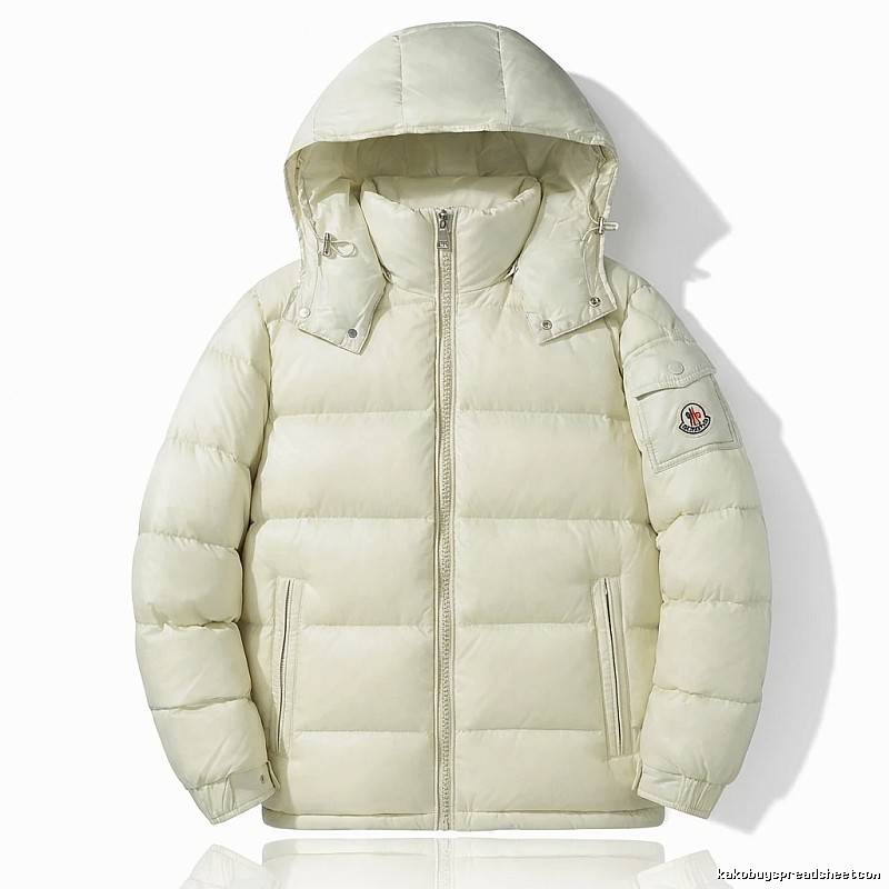 Moncler classic beige down jacket