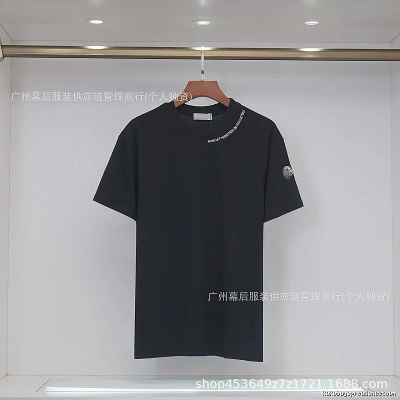 Moncler Classic Casual Style Black Short-sleeve T-shirt