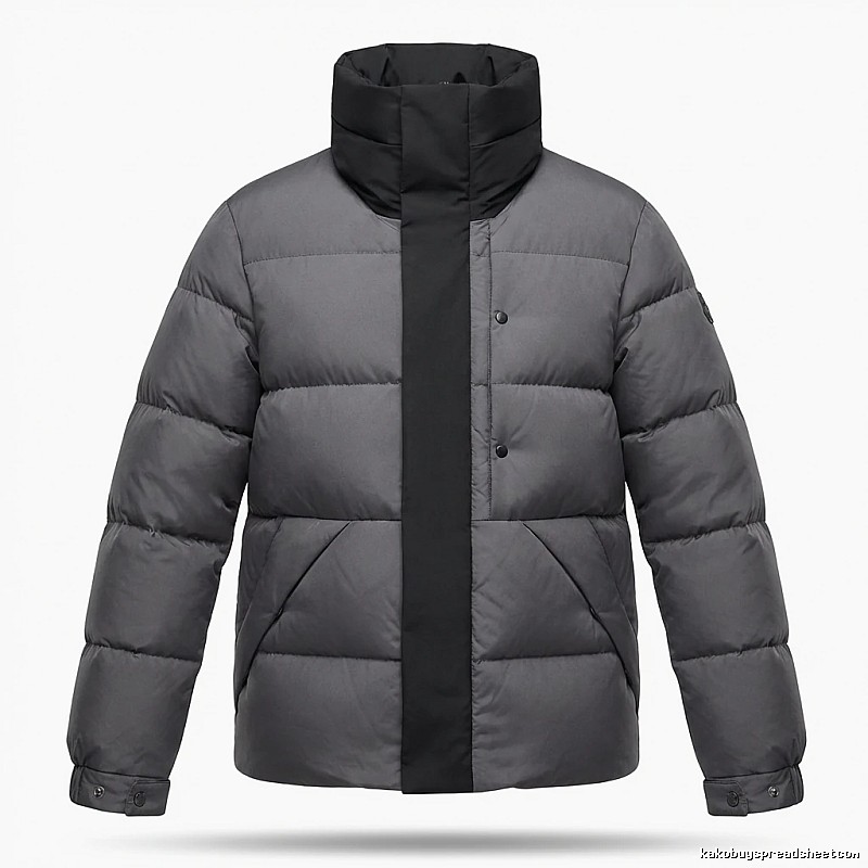 Moncler classic grey down jacket