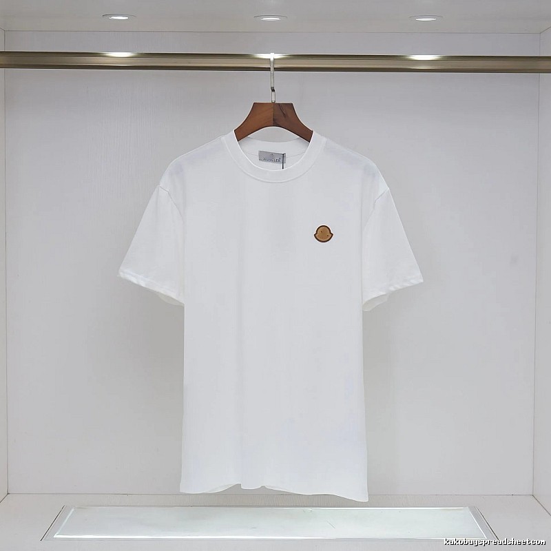 Moncler Classic Minimalist Style White Short-sleeve T-shirt