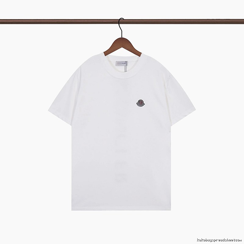 Moncler Classic Minimalist Style White Short-sleeve T-shirt