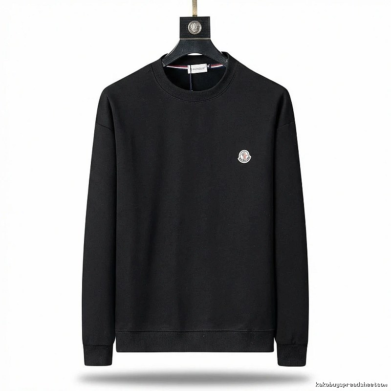 Moncler classic simple black sweatshirt