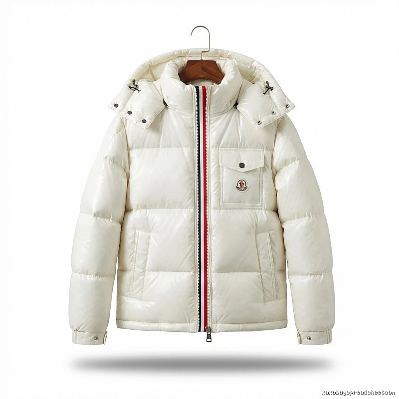 Moncler classic style fashionable white down jacket