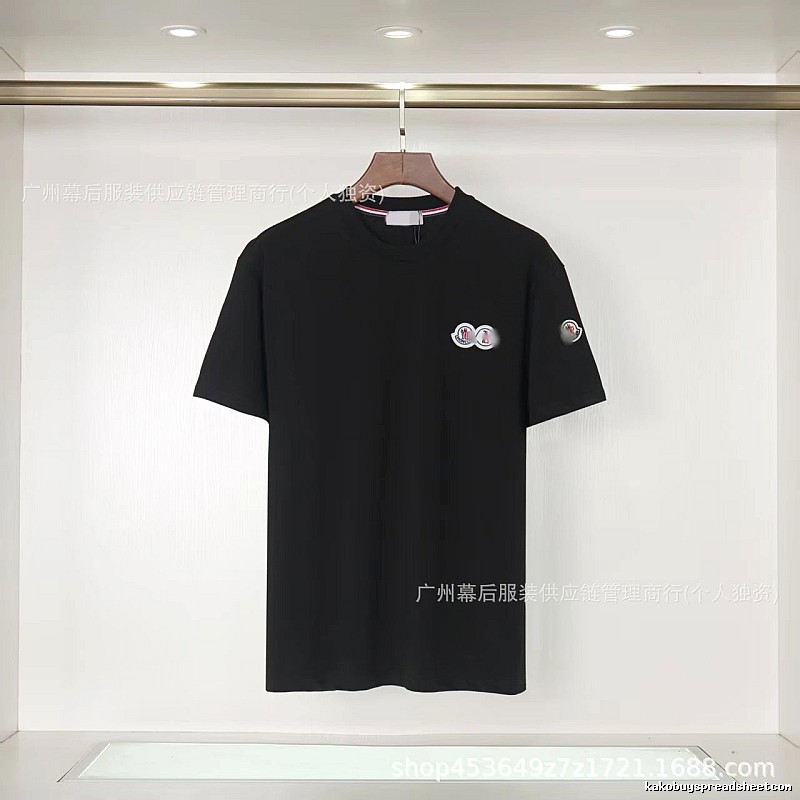 Moncler Co-branded Casual Style Black Short-sleeve T-shirt