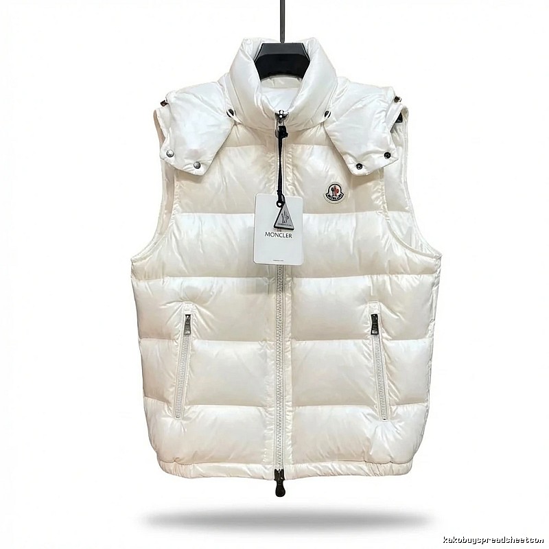 Moncler Fashionable White Down Vest