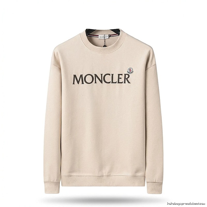 Moncler minimalist beige sweatshirt