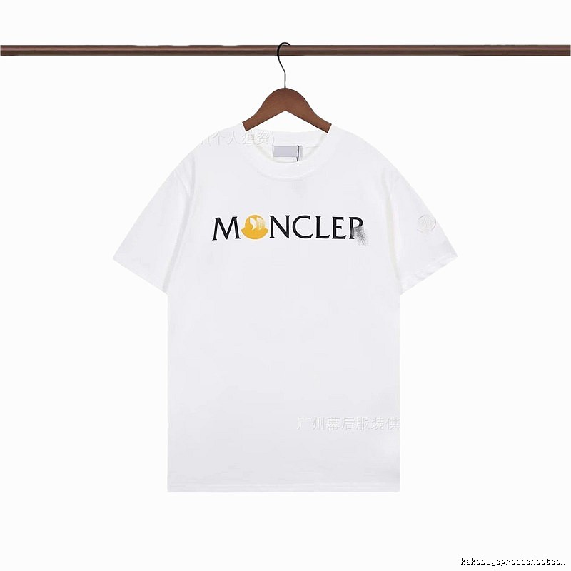 Moncler Printed Casual White Short-sleeve T-shirt