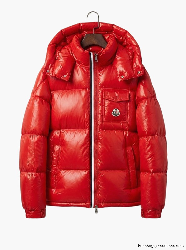 Moncler red fashionable down jacket