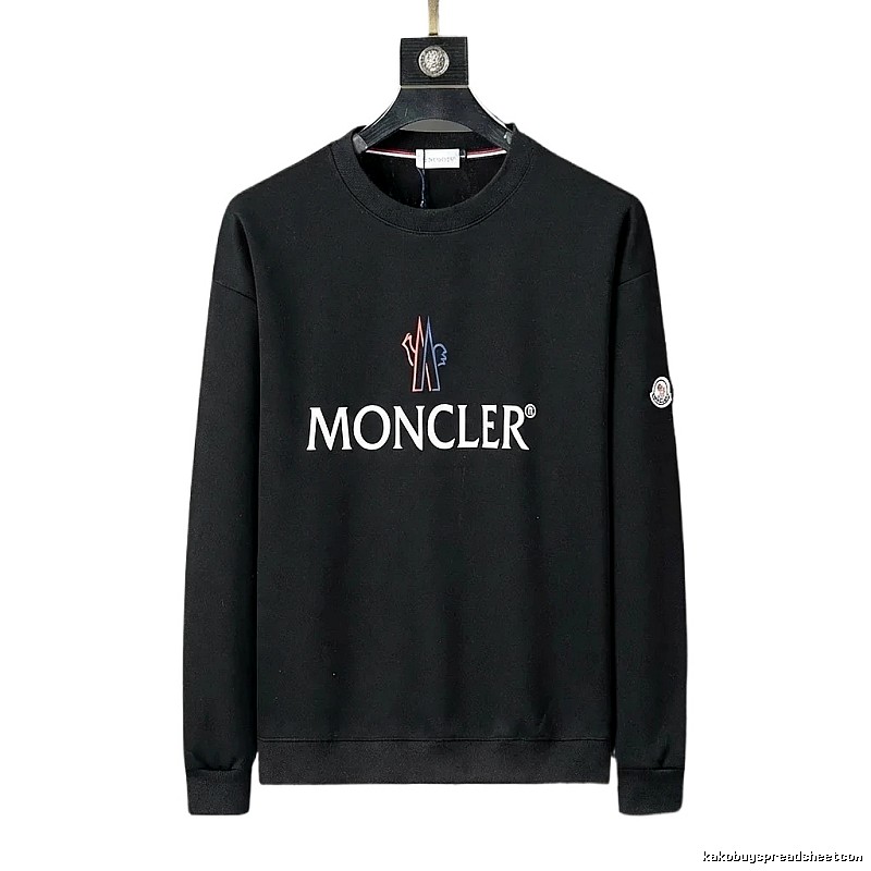 Moncler simple and fashionable black sweatshirt