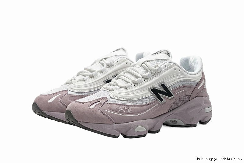 New Balance 1906 retro style pink and white shoes