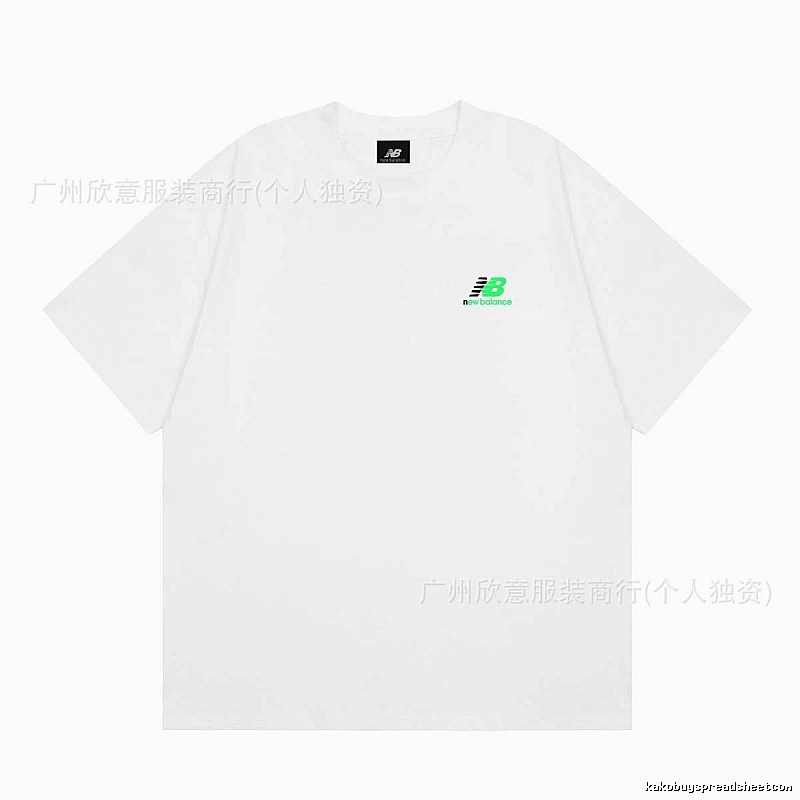 New Balance Casual Series Minimalist Style White T-Shirt