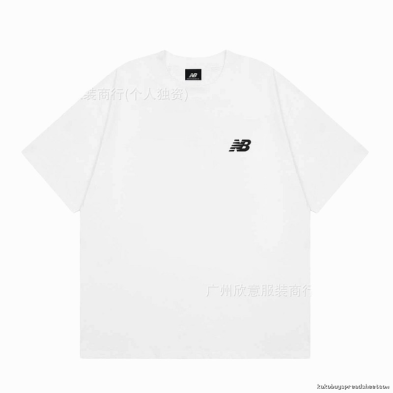 New Balance Classic Casual Style White Short-sleeve T-shirt