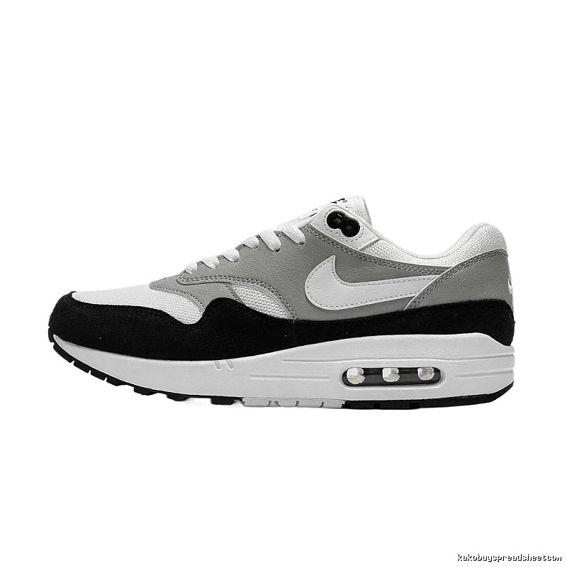 Nike Air Max Black-White-Gray Sports Shoes