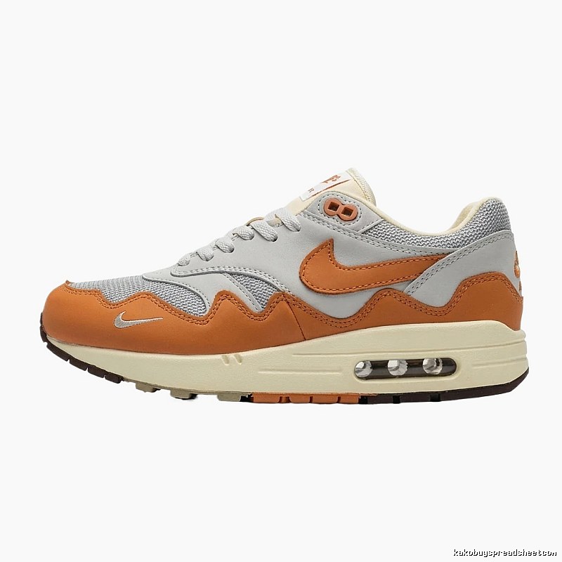 Nike Air Max retro orange and gray shoes