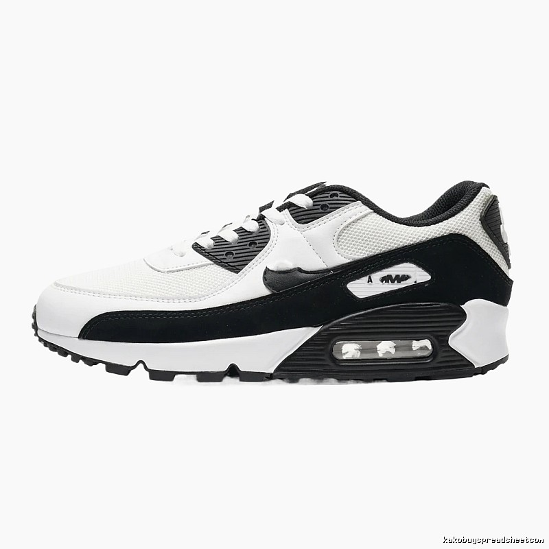 Nike black and white retro style sports shoes