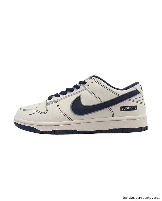 Nike Dunk Low black-and-white minimalist style skate shoes