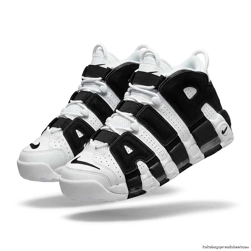 Nike Pippen Black and White Retro Athletic Shoes