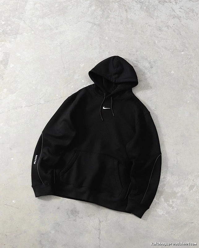 Nike Streetwear Pullover hoodie Blue Fleece A with Logo Accent