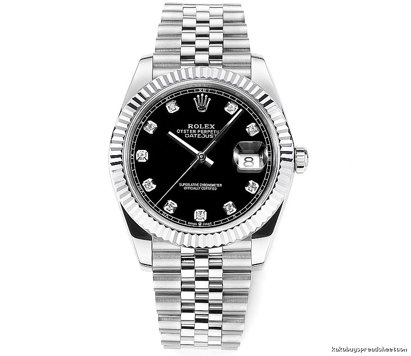 Occasion Rolex Datejust Automatic Watch - Silver And Black