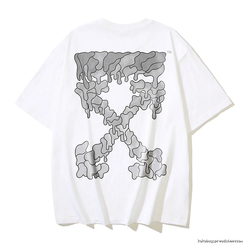 Off-White Gradient Style White T-shirt