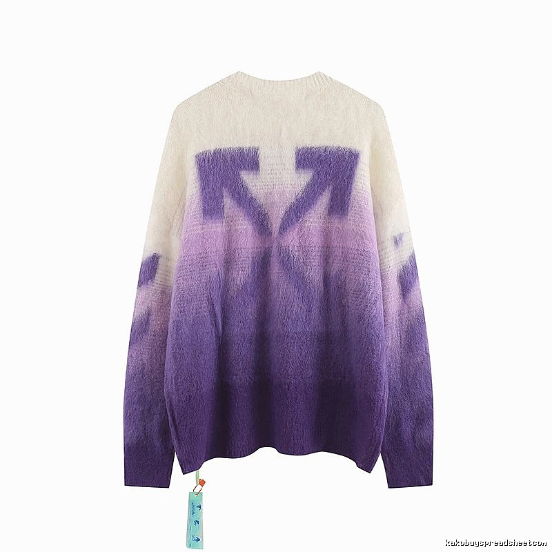 Off-White Gradient Trendy Sweater