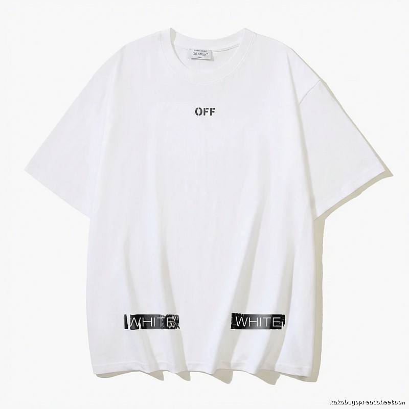 Off-White simple style white T-shirt