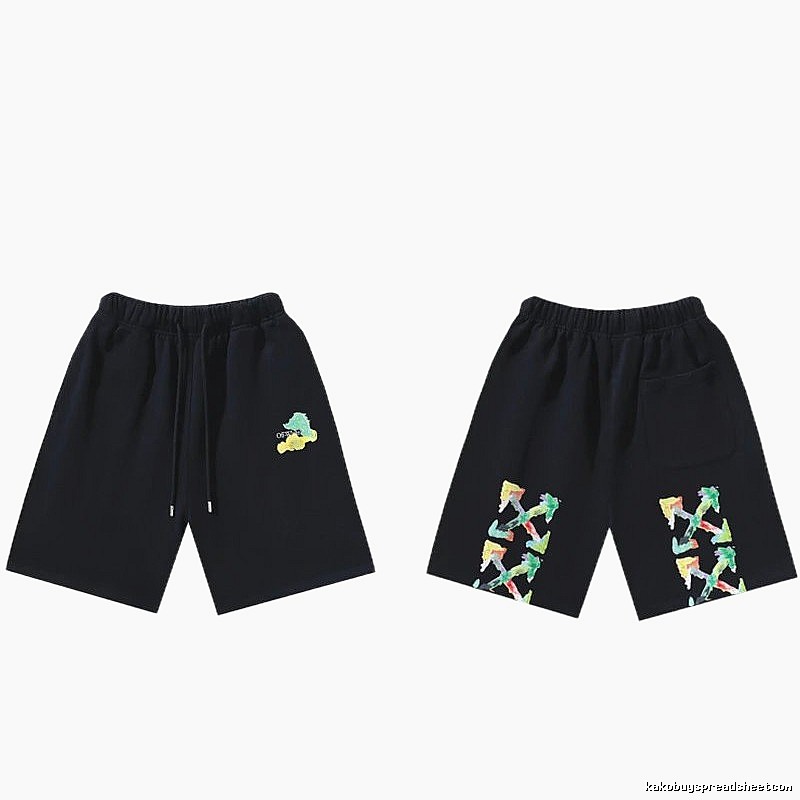 Off-White Style 007 Graffiti Shorts