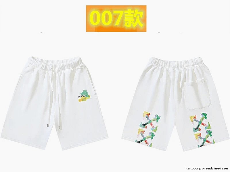 Off-White Style 007 Trendy White Shorts