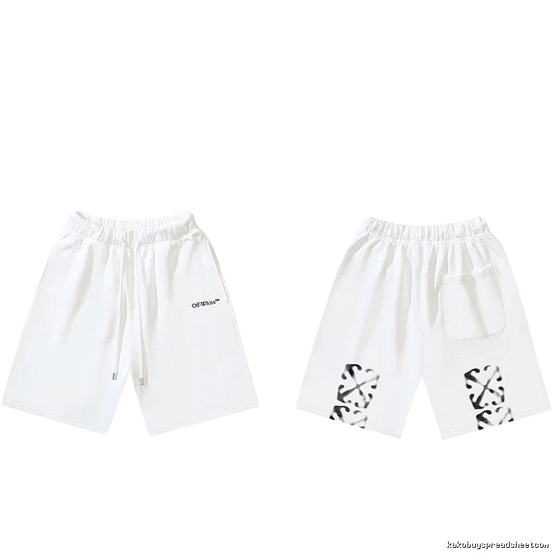 Off-White trendy and cool style white shorts