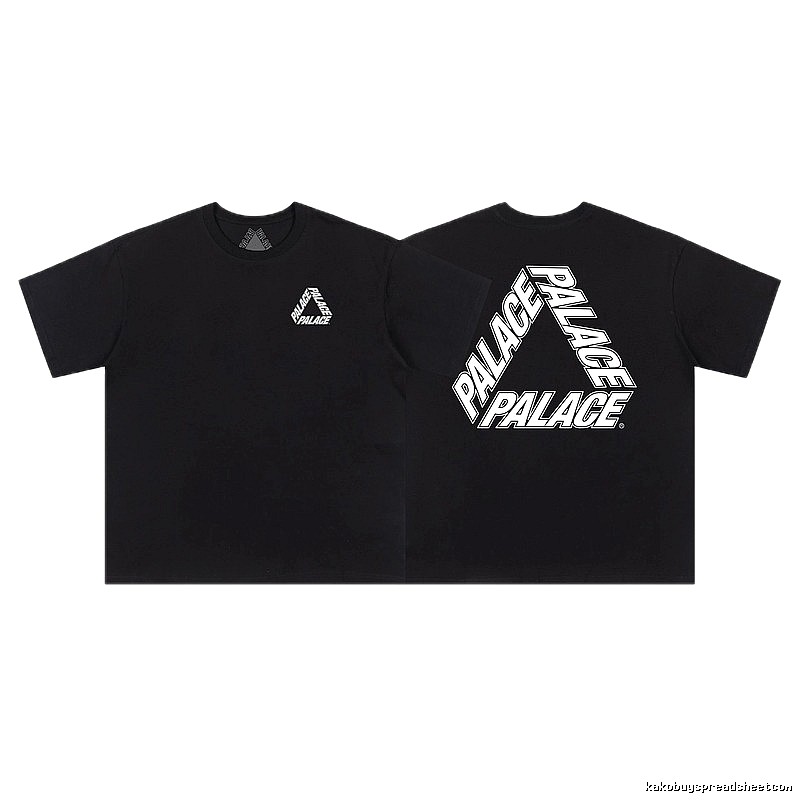 Palace Classic Triangular Street Style Black T-Shirt