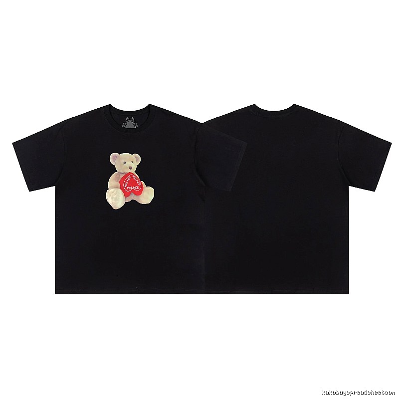 Palace Love Bear Street Style Black T-Shirt