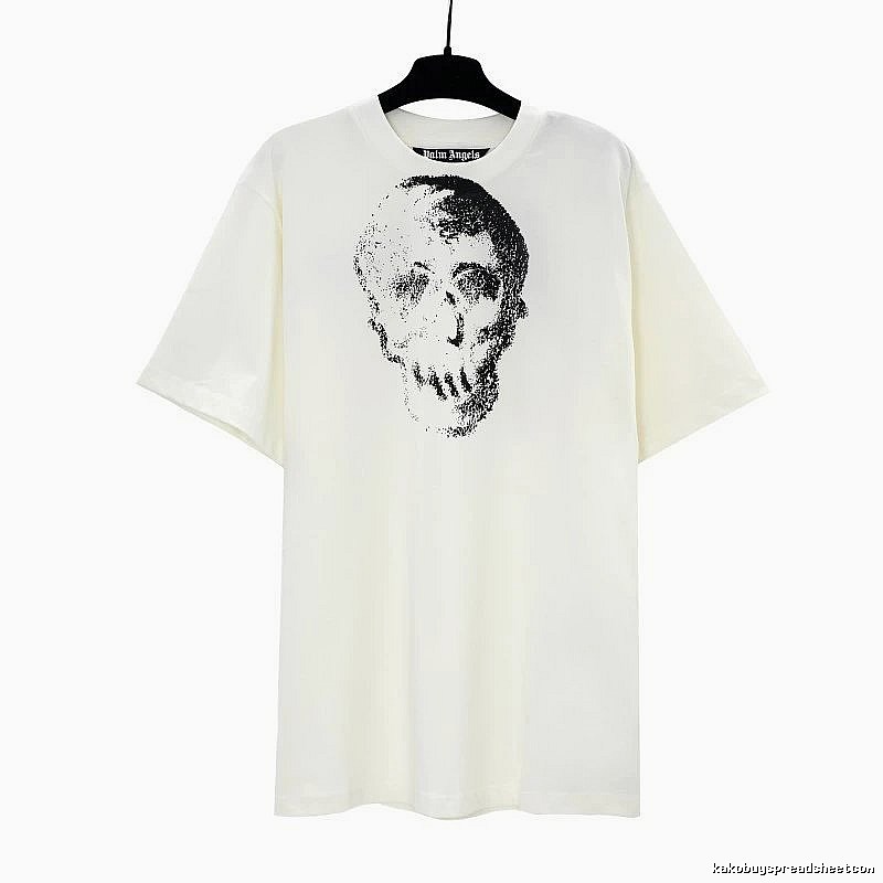 Palm Angels Relaxed Logo T-shirt White Palm Tree with Designer-Inspired Detail