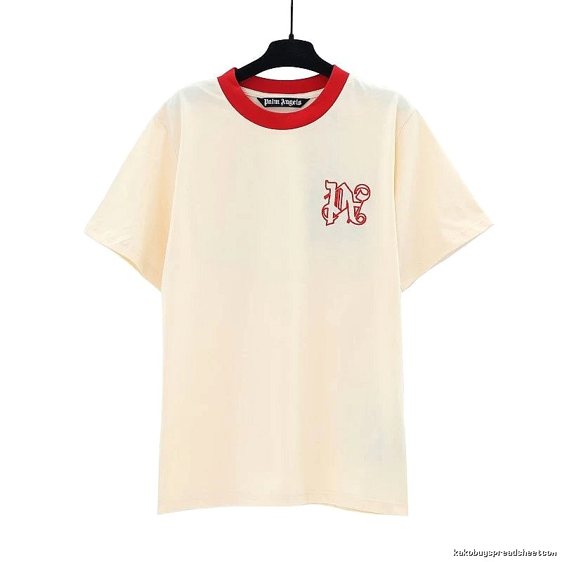Palm Angels Resort Logo T-shirt White Palm Tree for Travel Looks