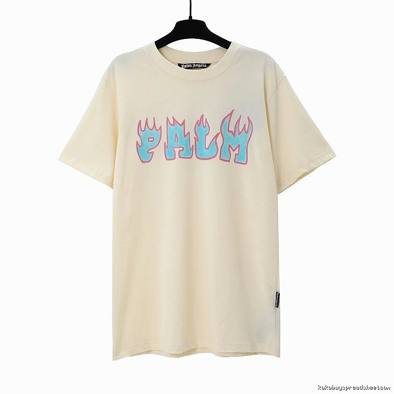 Palm Angels Weekend Logo T-shirt White Palm Tree for Seasonal Looks