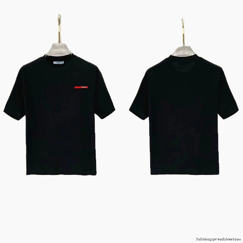 Prada Red Label Minimalist Black Short-sleeve T-shirt