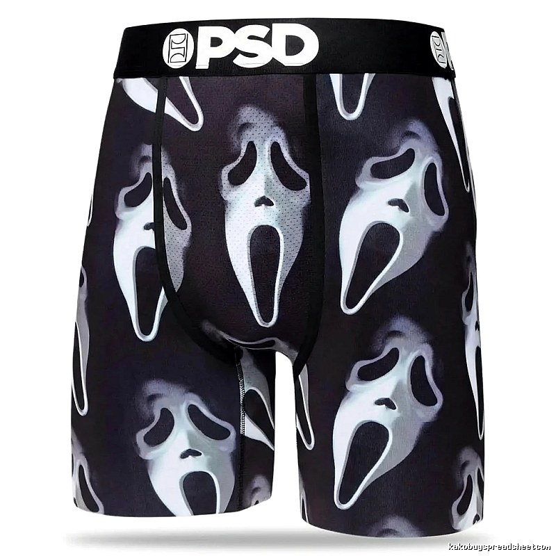 PSD Ghost Style Black Underwear