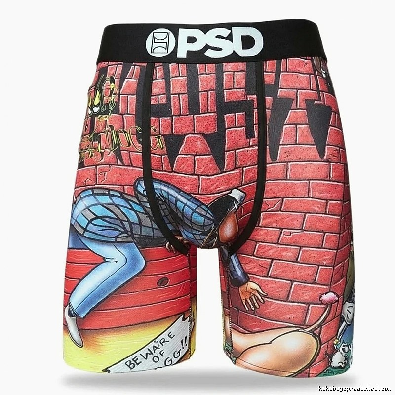 PSD graffiti-style red and black shorts
